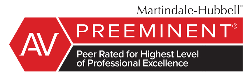 Martindale-Hubbell | AV | Preeminent | Peer Rated for Highest Level of Professional Excellence